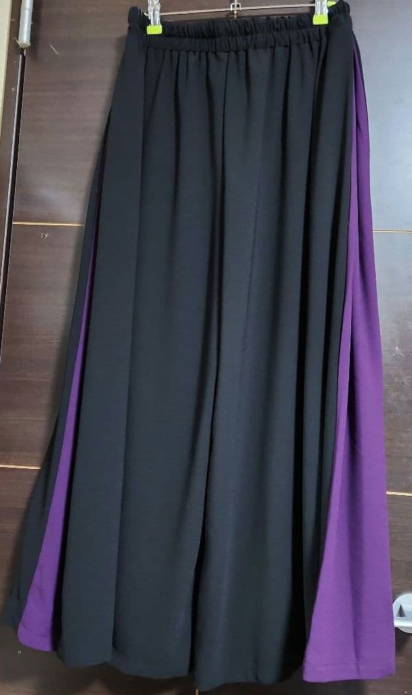 ☆新品未使用☆【雅結 -EN-】彼岸花刺繍 配色切替ハカマパンツ　大きいサイズ