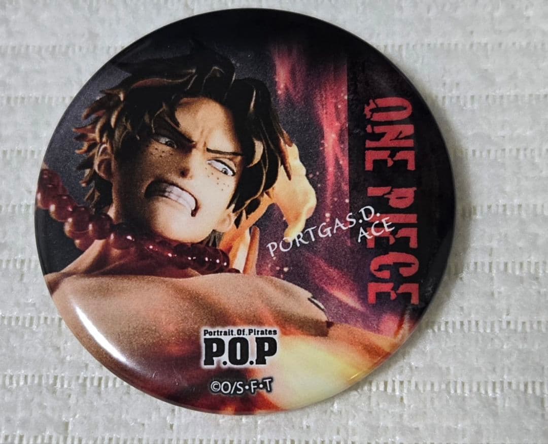 ワンピース エース P.O.P 缶バッチ コレクション - メルカリ