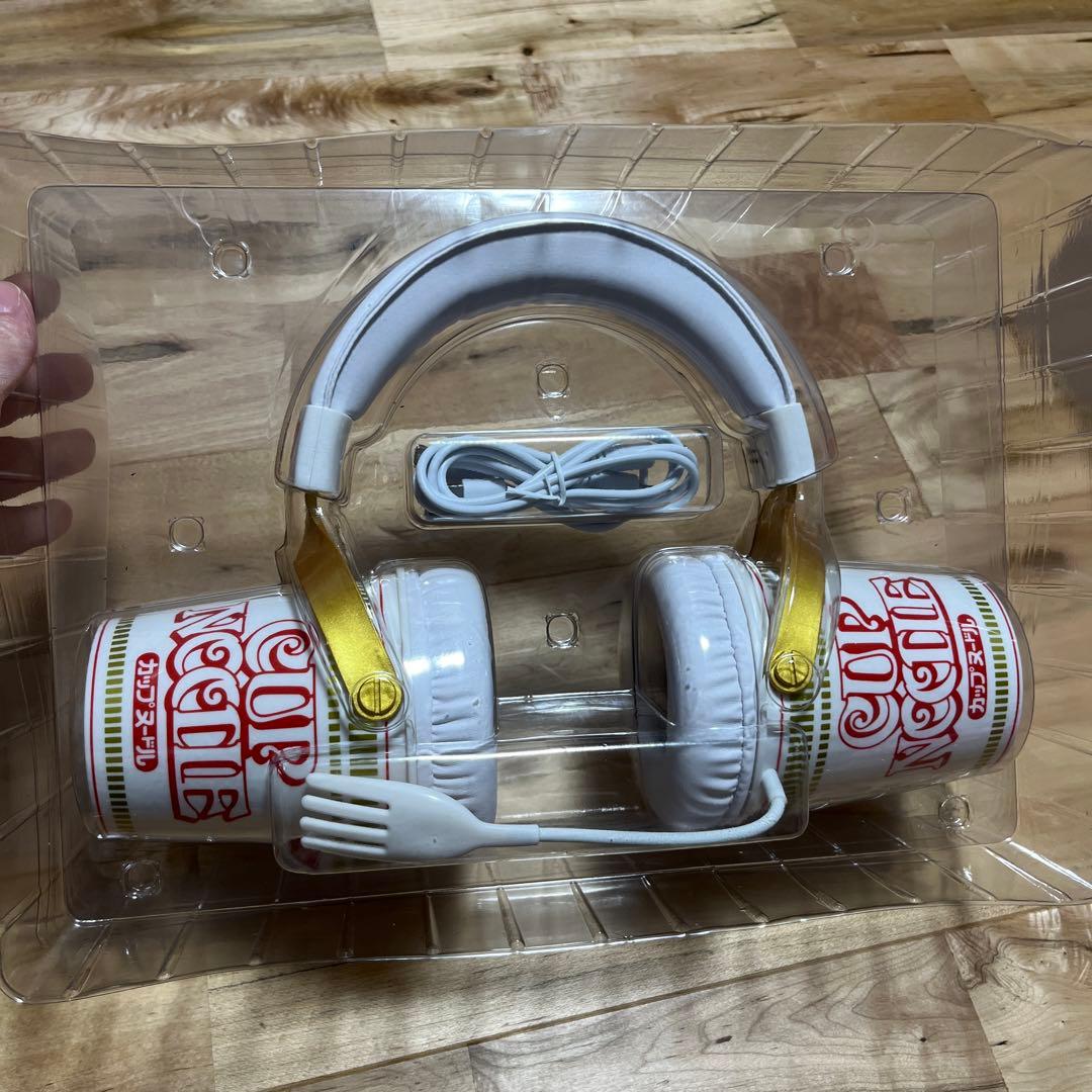 カップヌードル ヘッドセット ヘッドホン - メルカリ