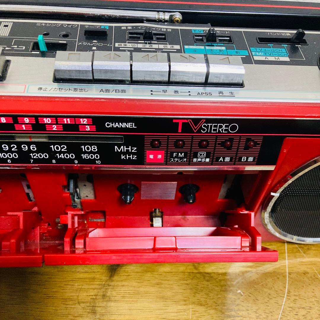 昭和レトロ】SHARP シャープ ダブルラジカセ QT-Y7 - メルカリ