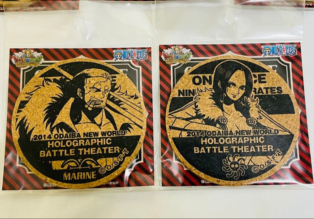ワンピース 2014 お台場新大陸 限定 コルクコースター ロビン ハンコック