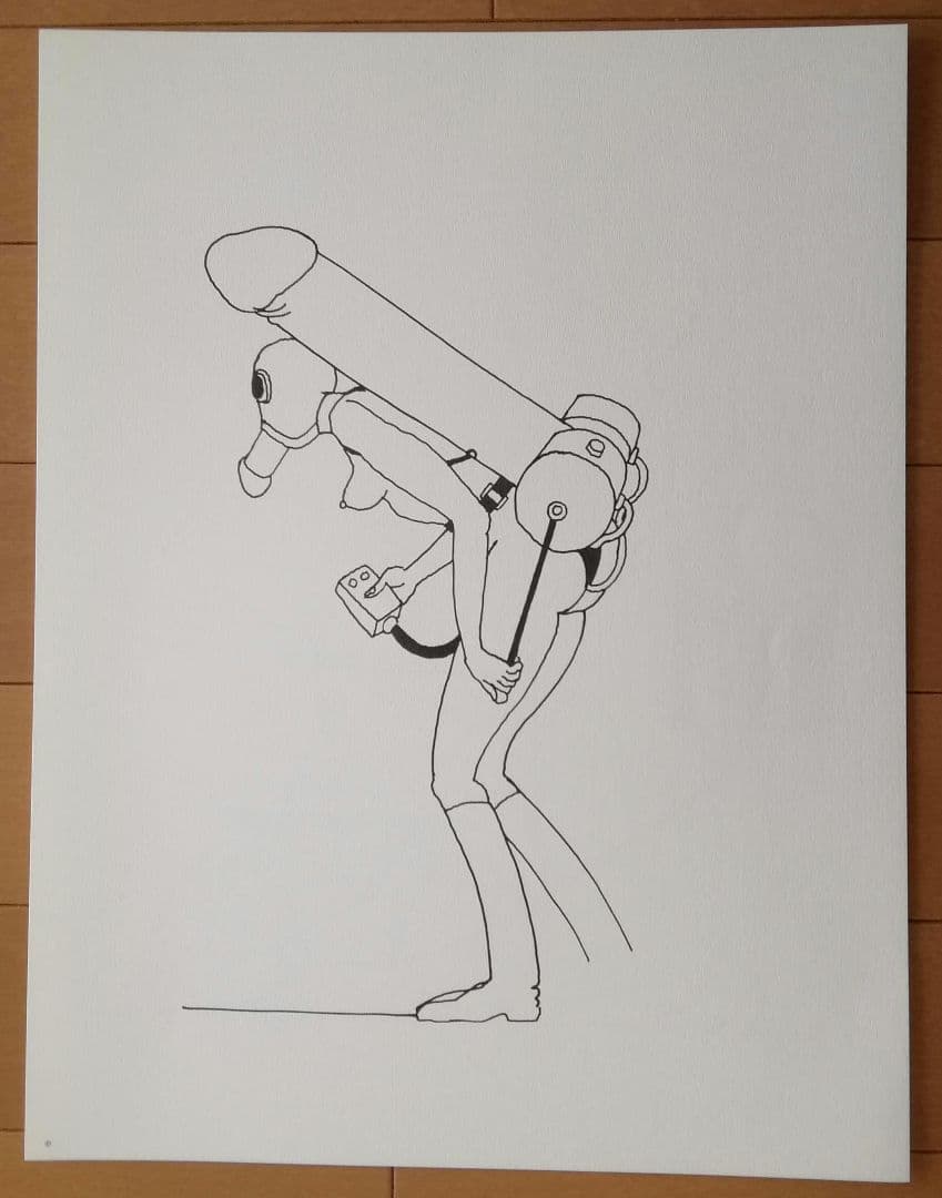 トミー・アンゲラー　大人の絵本　機械仕掛け　エロティック　未綴じシート51枚