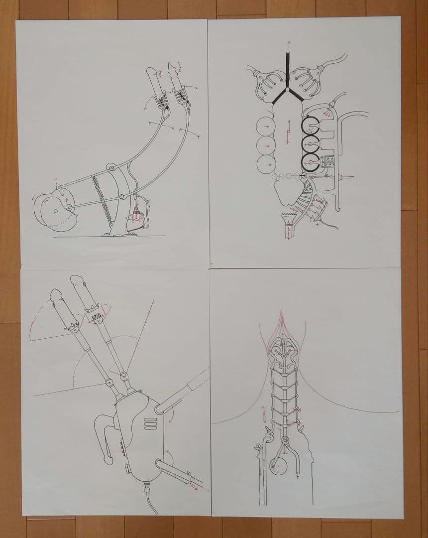 トミー・アンゲラー　大人の絵本　機械仕掛け　エロティック　未綴じシート51枚