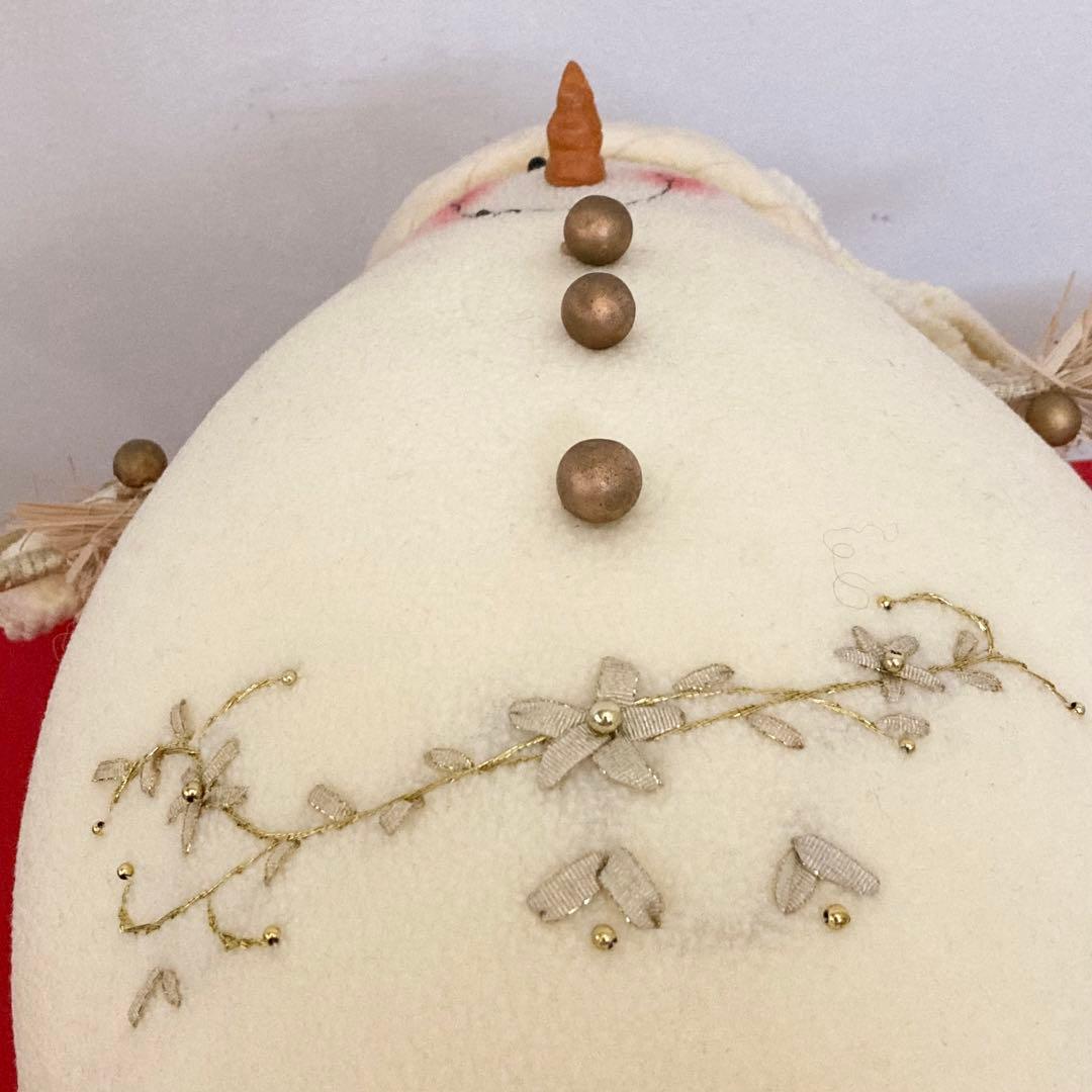 ☆お値下げ☆ 未使用 man スノーマン 雪だるま ぬいぐるみ