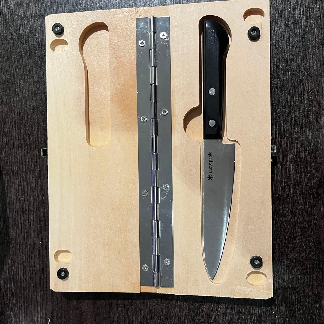 snow peak マナイタセット M まな板 包丁つき - メルカリ