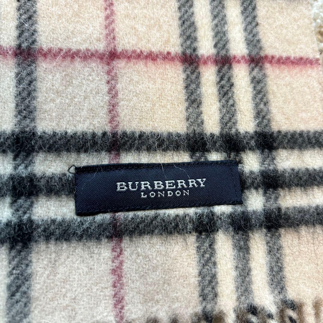未使用】BURBERRY バーバリー ブランケット ウール ノバチェック