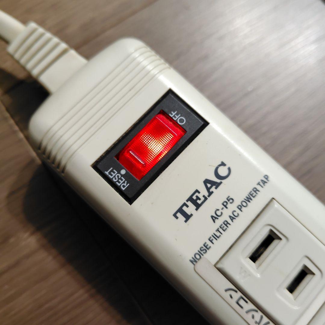 TEAC ノイズフィルター付 電源タップ AC-P5 7口 - メルカリ