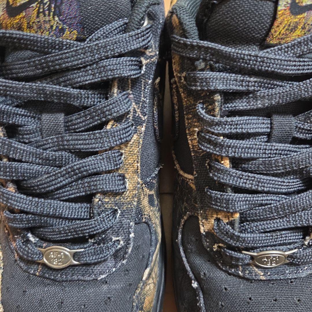 ナイキ エアフォースワン 黒 リアルツリー カモフラージュ 27cm - メルカリ