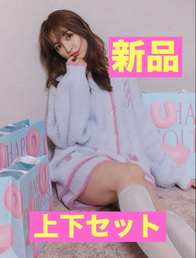 gelato pique/ジェラートピケ/ラメフェザーカーディガンとハーフパンツ ジェラートピケ gelato pique ラメフェザーカーディガン （PNK