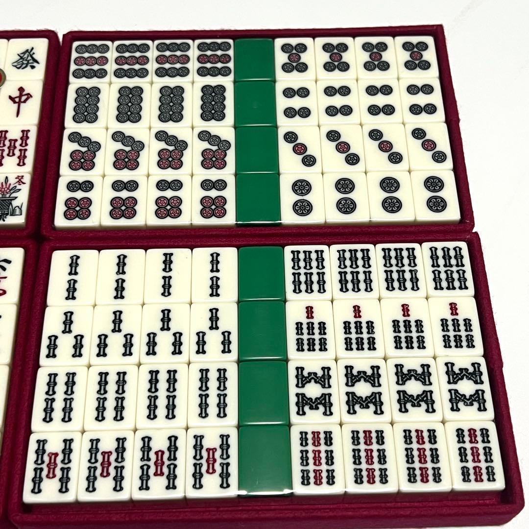 未使用 高級麻雀牌 天和 キングバード 背緑 Japanese Mahjong - メルカリ