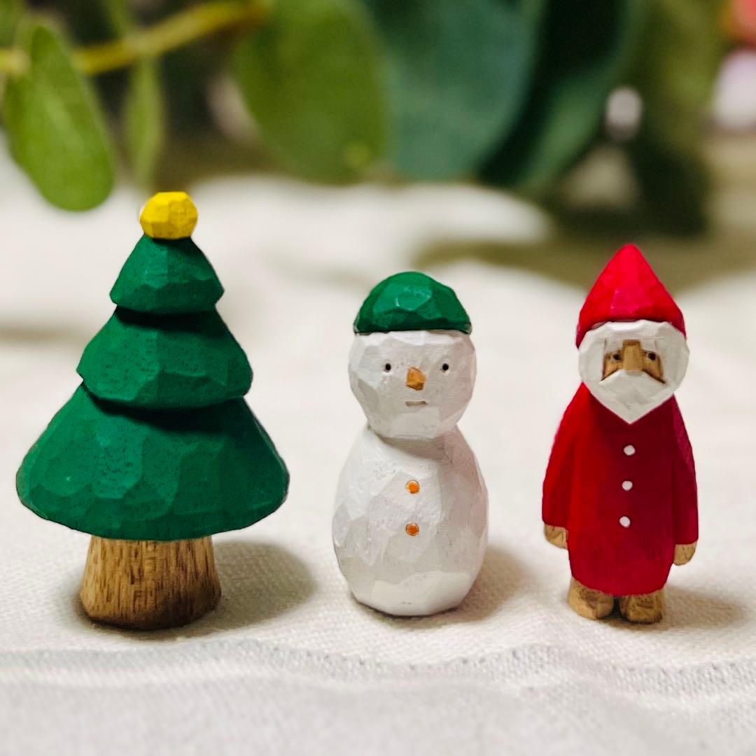 江籠正樹さんクリスマスセット 江籠正樹さんのクリスマスオブジェ | うつわ暮らしの道具 テクラ 日々