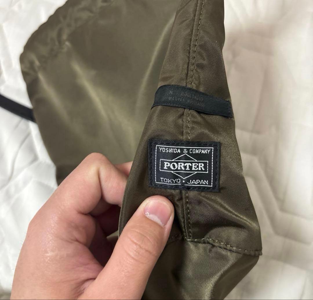 m*o様 PORTER x エヌハリ巾着袋 オリーブ色 - メルカリ