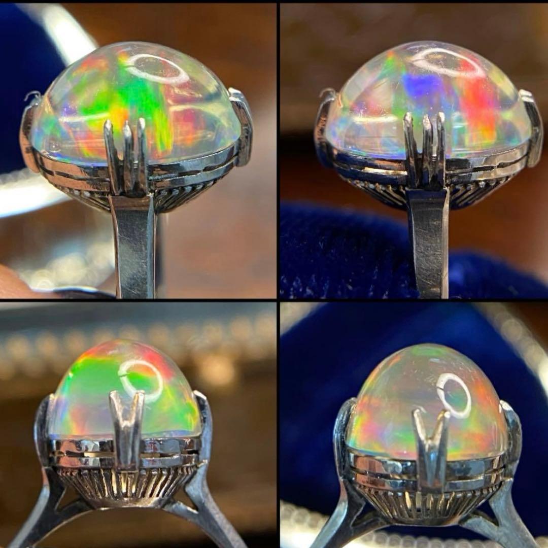 Pm ぷっくり オパール 15号 4.6g 指輪