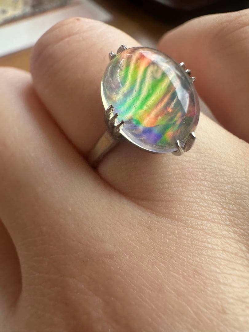 Pm ぷっくり オパール 15号 4.6g 指輪