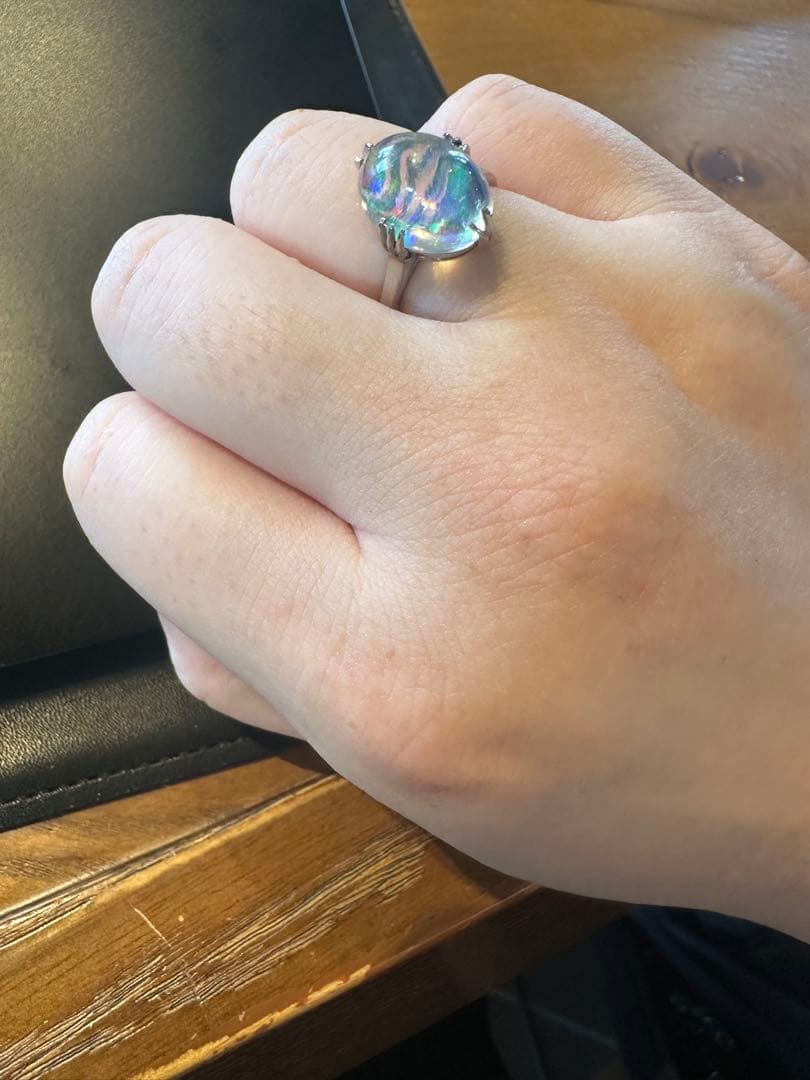 Pm ぷっくり オパール 15号 4.6g 指輪