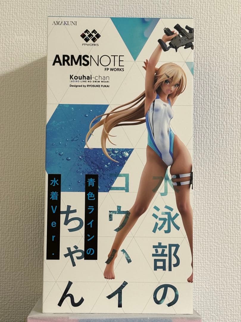 AMAKUNI 水泳部のコウハイちゃん 青色ラインの水着Ver. ARMS NOTE 水泳部のコウハイちゃん 青色ラインの水着Ver. | ホビー