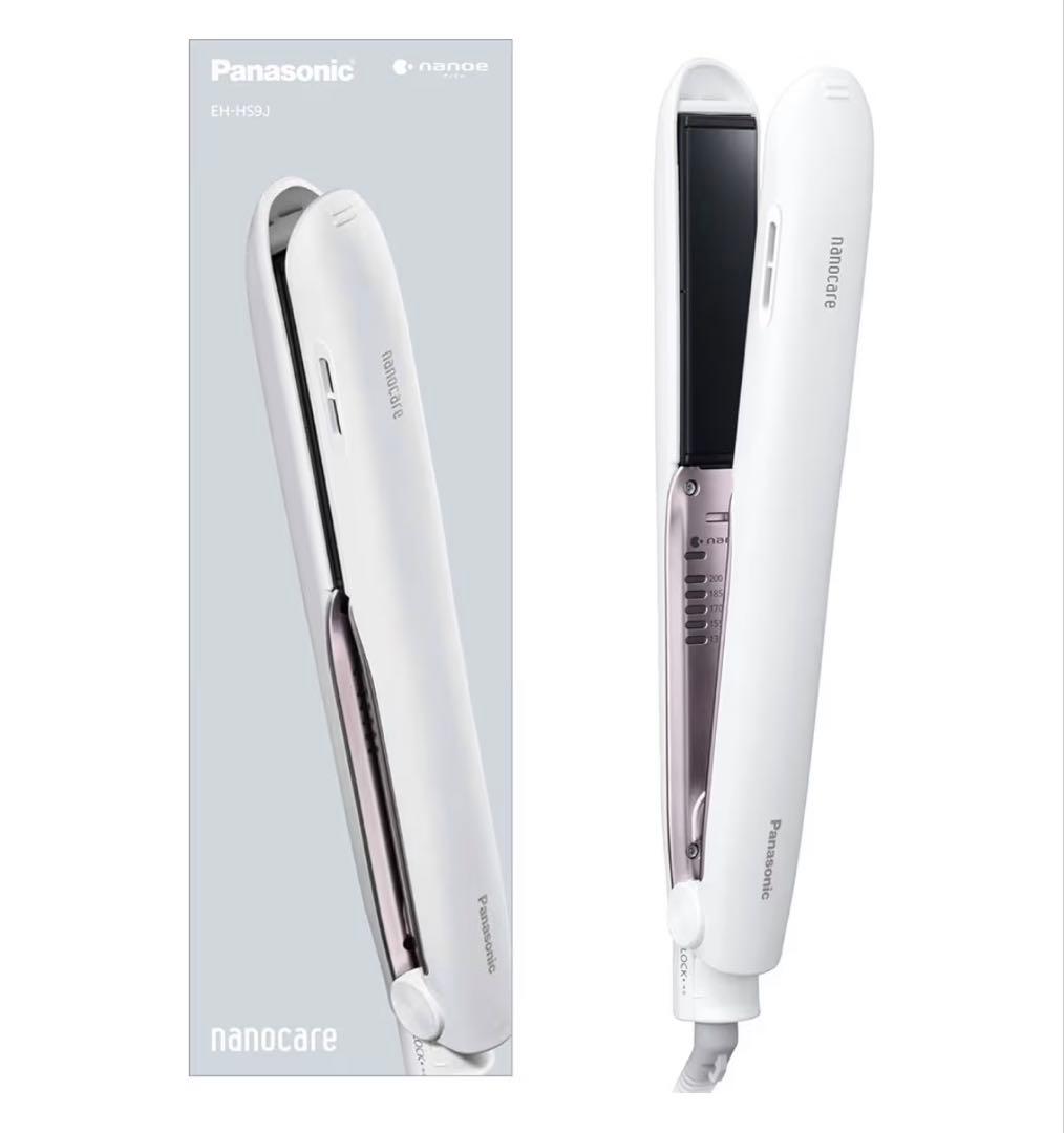 Panasonic ストレートアイロン EH-HS9J ホワイト Amazon | パナソニック ヘアーアイロン ストレート用 ナノケア