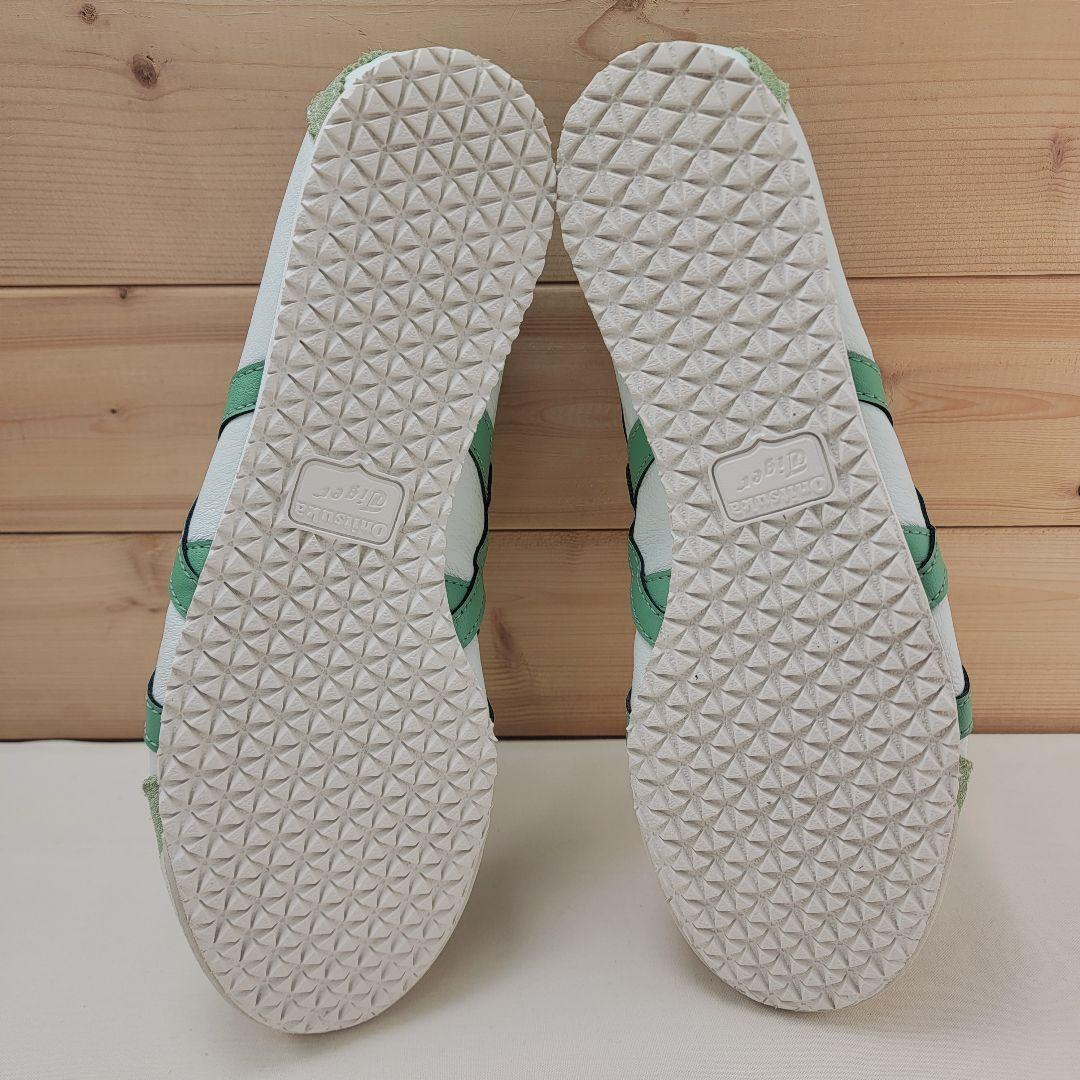 オニツカタイガー メキシコ66 レザー グリーン 24.5cm