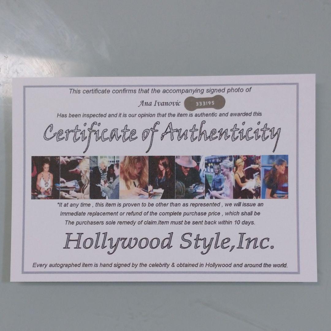 セール中…アナ・イバノビッチ直筆サイン入り2Lサイズ写真… - メルカリ