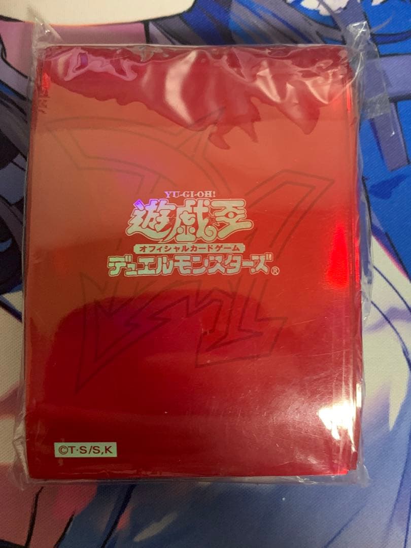 遊戯王 オシリスレッド スリーブ 状態A-〕スリーブ『オシリスレッド(アカデミーデュエルディスク特典