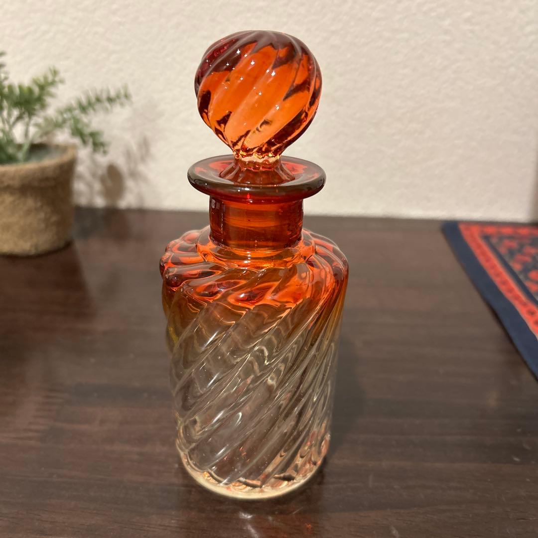 オールドバカラ BACCARATバンブー香水瓶 輝くオールドバカラ バンブーの香水瓶 #39【1916年カタログ