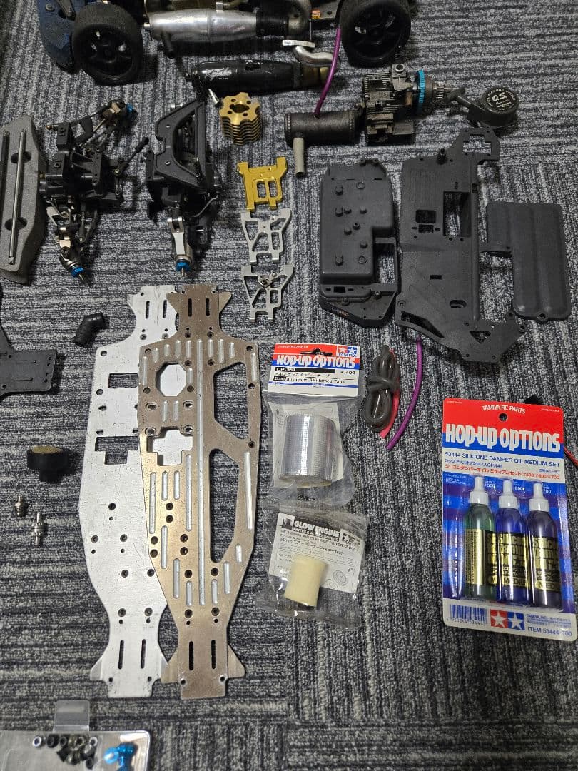 タミヤラジコンエンジン1/8TGX ジャンク部品取り