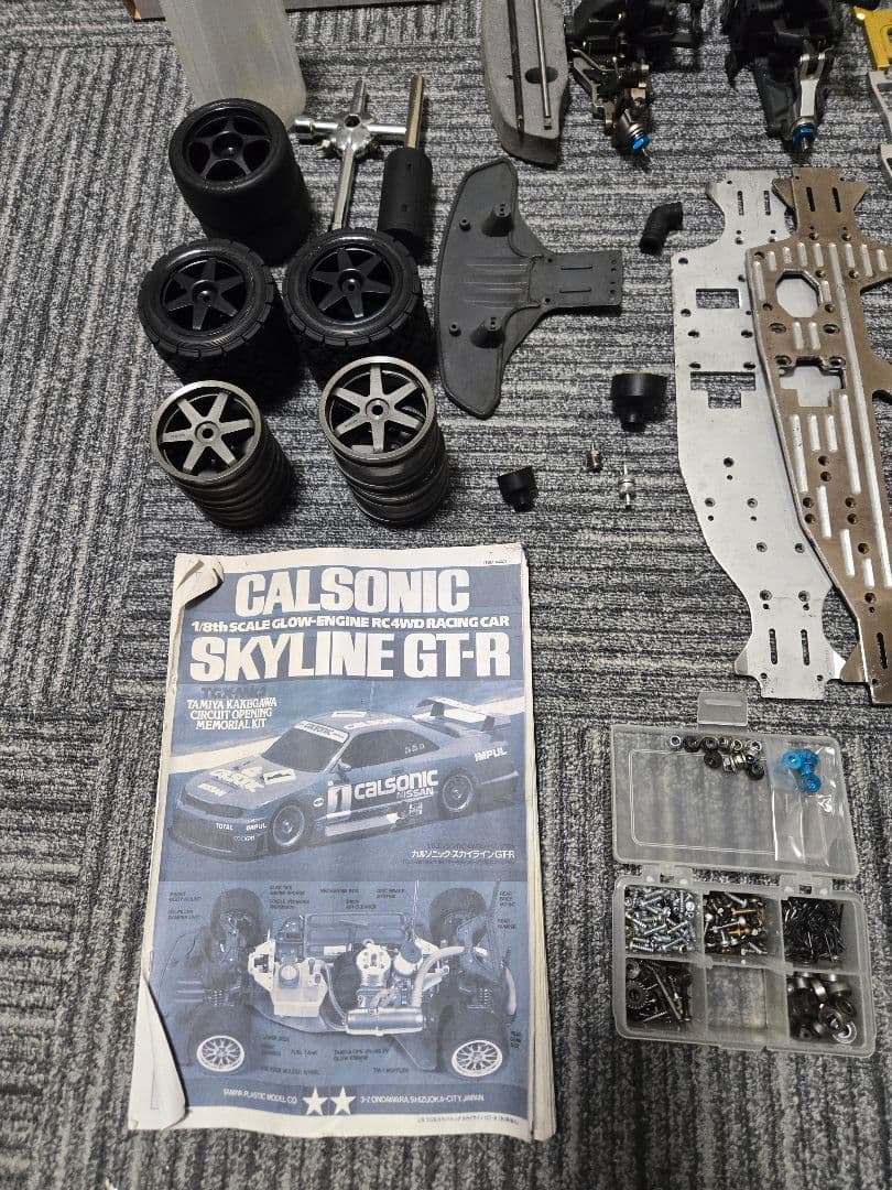 タミヤラジコンエンジン1/8TGX ジャンク部品取り