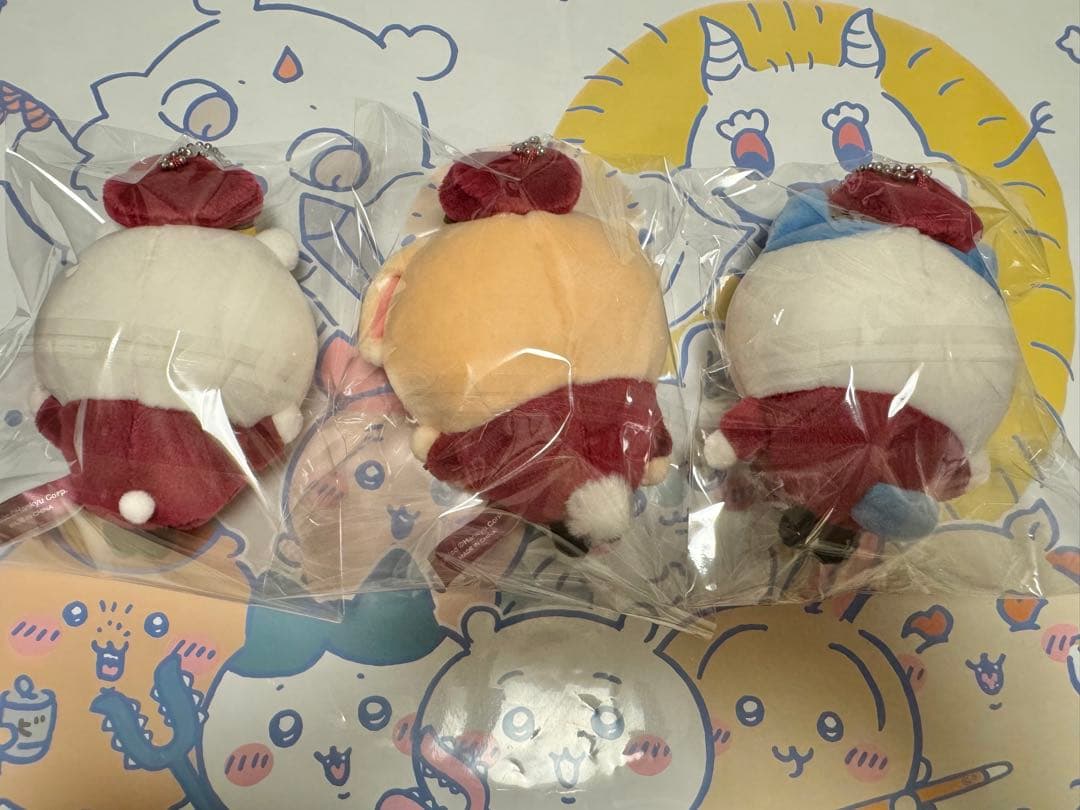 ちいかわ阪急 マスコット　うさぎ　ハチワレ　ちいかわ　マスコット