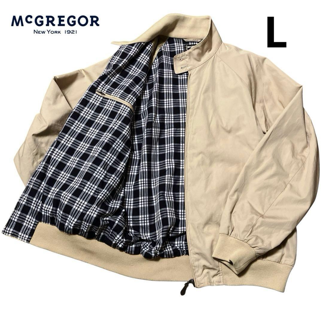 McGREGOR ハリントンジャケット スイングトップ G9 短丈 L ベージュ