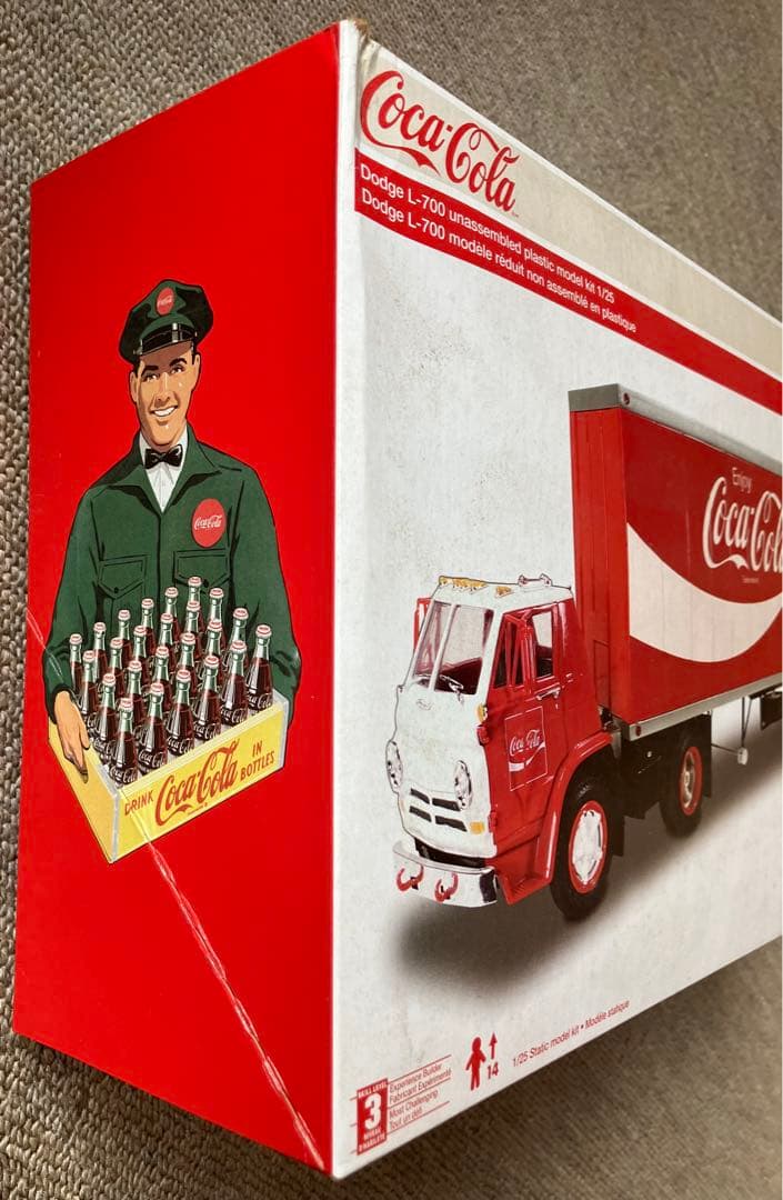 【送料無料】1/25 スケール　プラモデル　コカコーラ　トラック