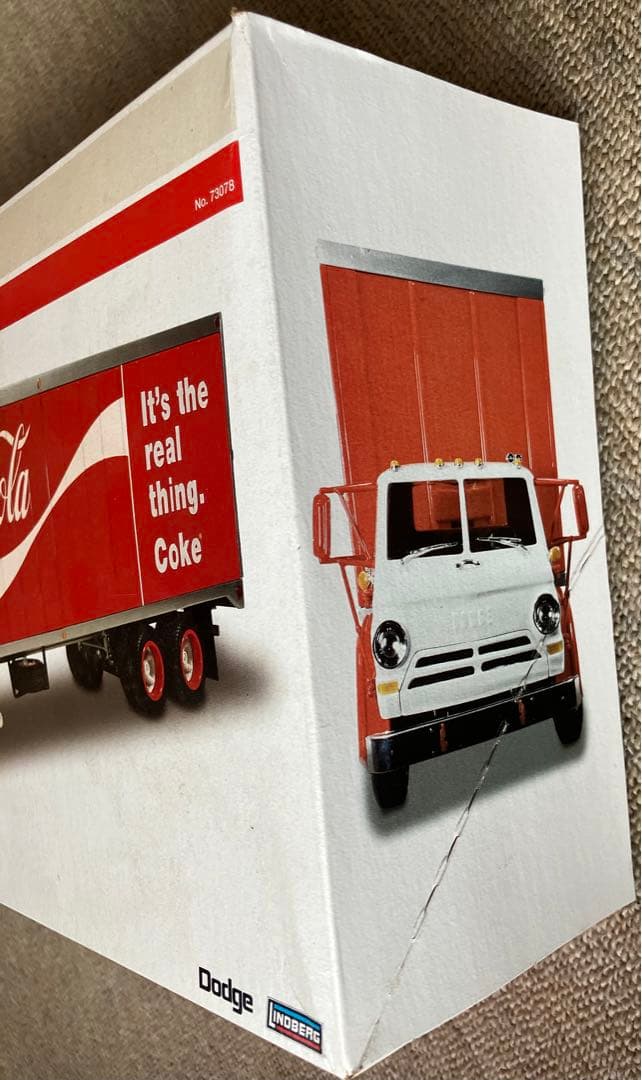 【送料無料】1/25 スケール　プラモデル　コカコーラ　トラック