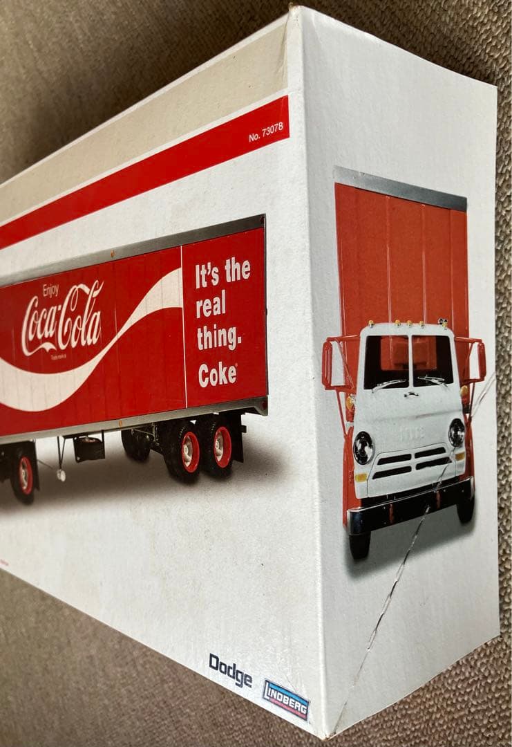 【送料無料】1/25 スケール　プラモデル　コカコーラ　トラック