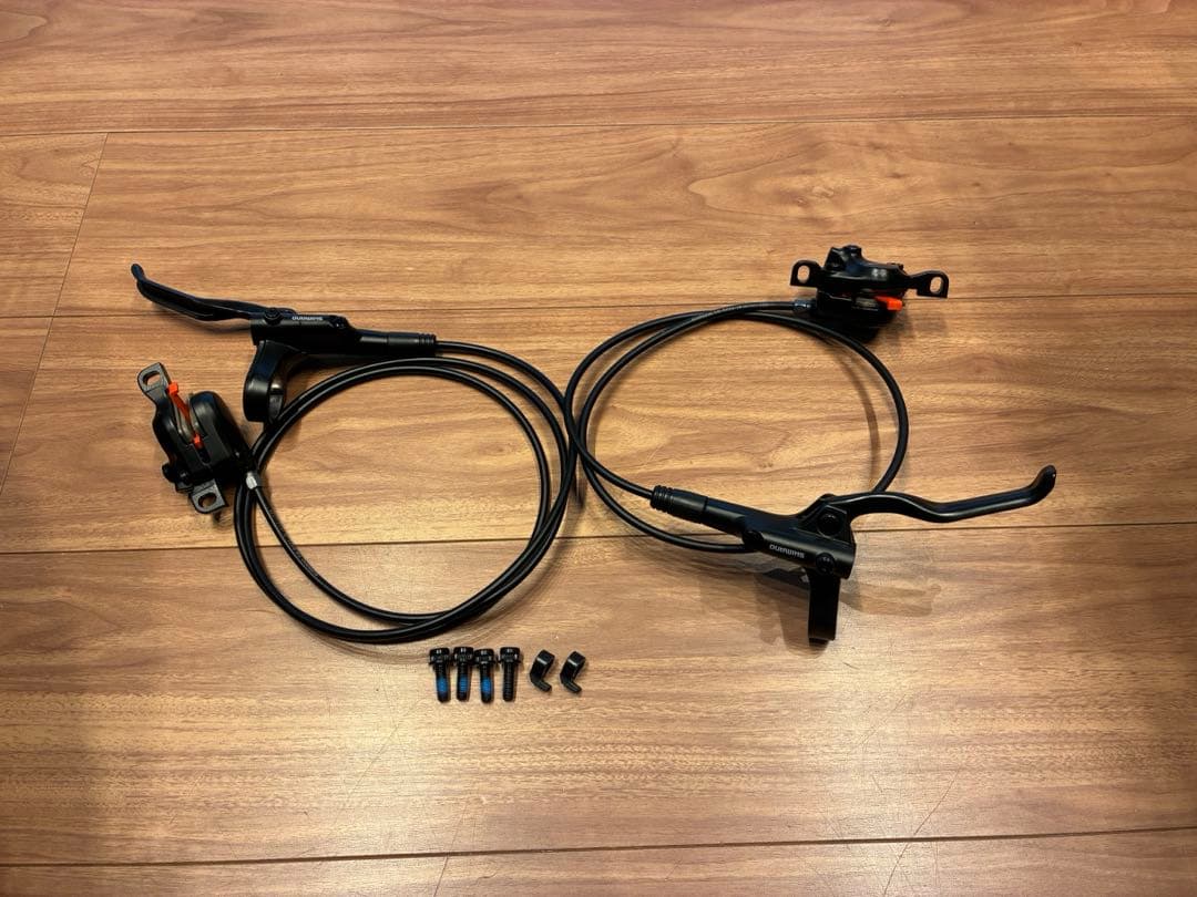 【未使用】【長さ調整可】　シマノ　油圧ディスクブレーキ　MT200 シマノ SHIMANO 油圧ディスクブレーキ BL-MT200 BR-MT200 SM-RT26