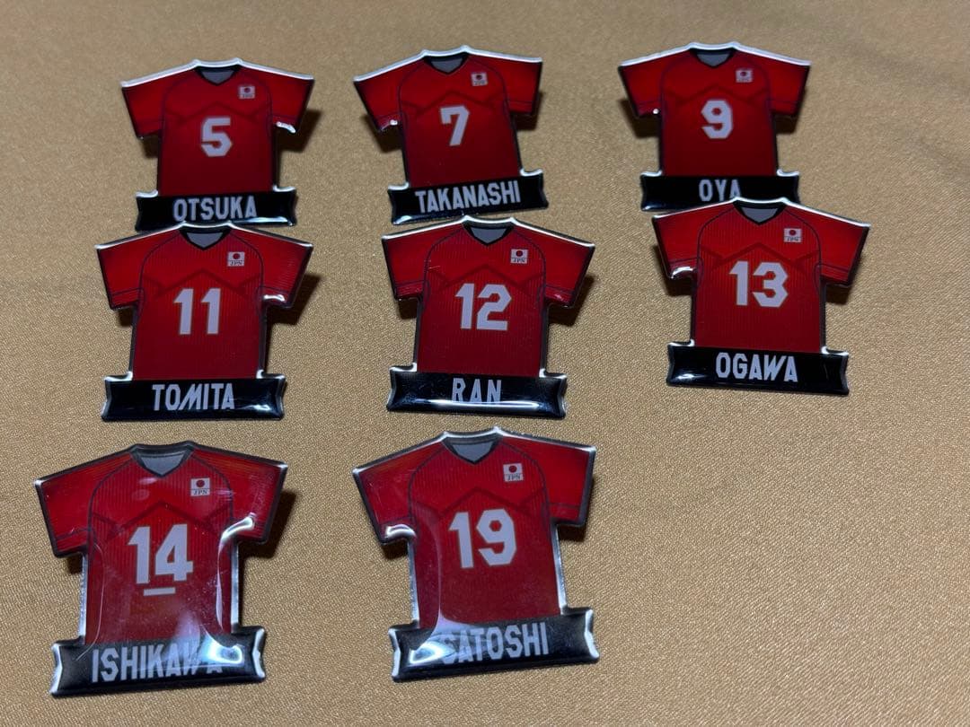 2023龍神Nippon ユニフォーム型ピンバッジ　8セット B_受注】【T-SHOP限定】2025 JERA セ・リーグ優勝記念 ピンバッジ