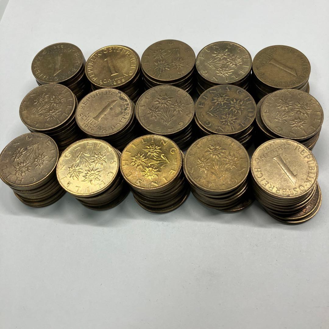 オーストリア 1シリング 150枚 硬貨 古銭 まとめ - メルカリ