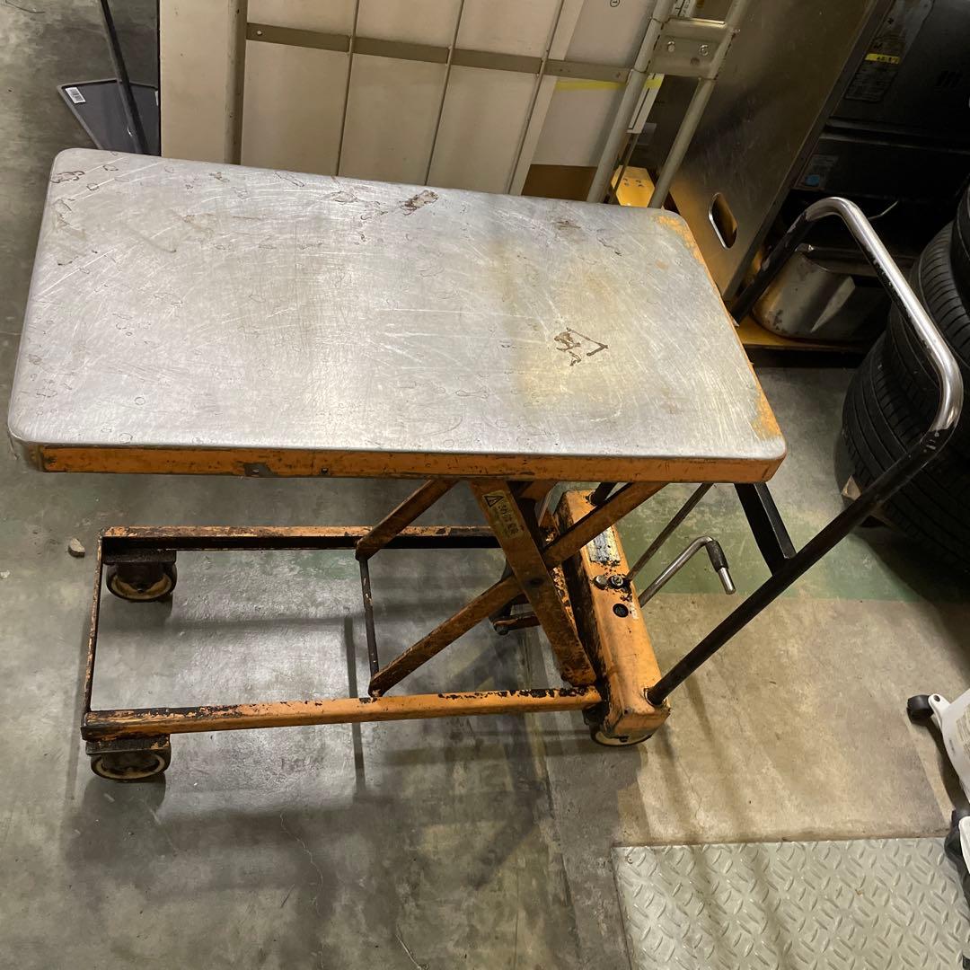 業務用ハンドリフト昇降リフトカート テーブルカート　運搬台車79＊40＊75cm 楽天市場】送料無料 油圧式昇降台車 リフトカート テーブルカート