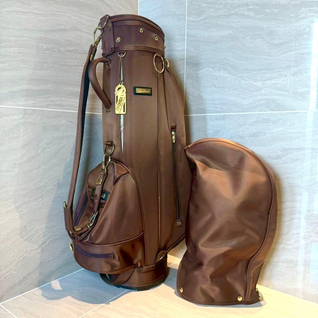 【希少】HONMA ヒロホンマ キャディバッグ レトロ クラシックモデル 貴重】HONMA ホンマ キャディバッグ クラシックモデル 高級/高品質