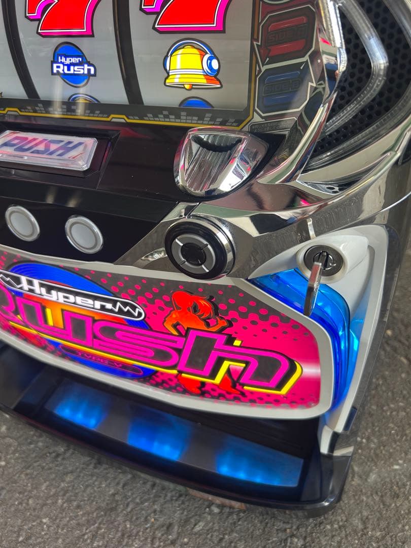 パチスロ 実機　SハイパーラッシュSLC8 家庭用改造済み　送料込み