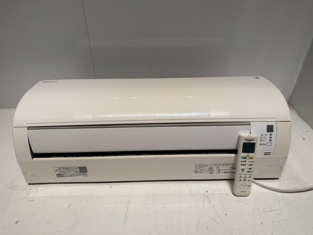 312　DAIKIN　2017年製エアコン　16～18畳用　整備済み エアコン 2023年 VXシリーズ ホワイト S563ATVP-W [おもに18畳用 /200V