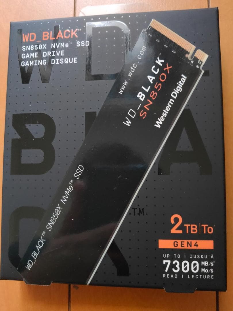 A*J様 WD_BLACK SN850X 2TB NVMe SSD Western Digital WD Black SN850X WDS200T2X0E (M.2 2280 2TB