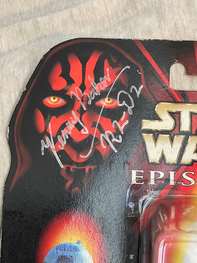 R2-D2 フィギュア スター・ウォーズ エピソード1 未開封 サイン入り