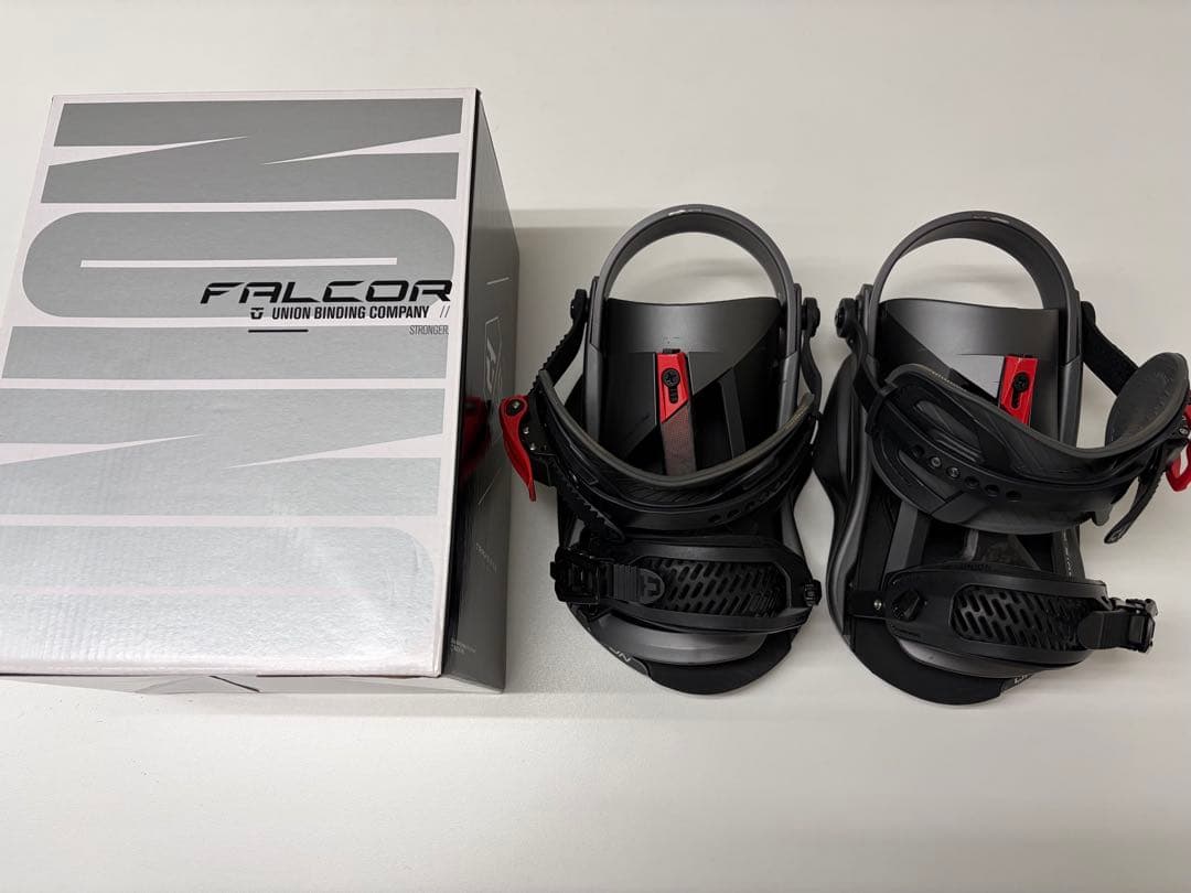 すでぶおざぴ　UNION FALCOR 24-25 M ブラック Falcor Men's Snowboard Binding 2025 | Union Binding Company