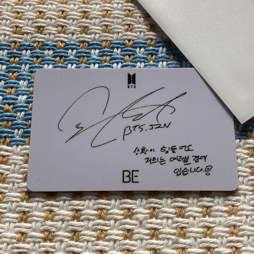 BTS JIN ジン BE 未公開 韓国限定 ラキドロ トレカ - メルカリ
