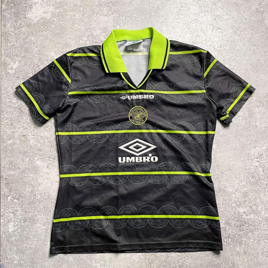 正規98-99 UMBRO Celtic FC away shirt】 - メルカリ