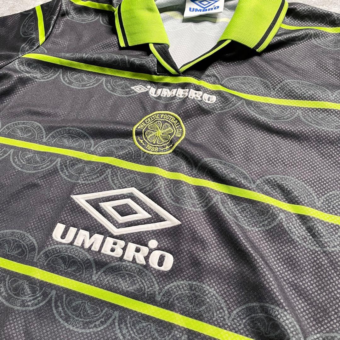 正規98-99 UMBRO Celtic FC away shirt】 - メルカリ
