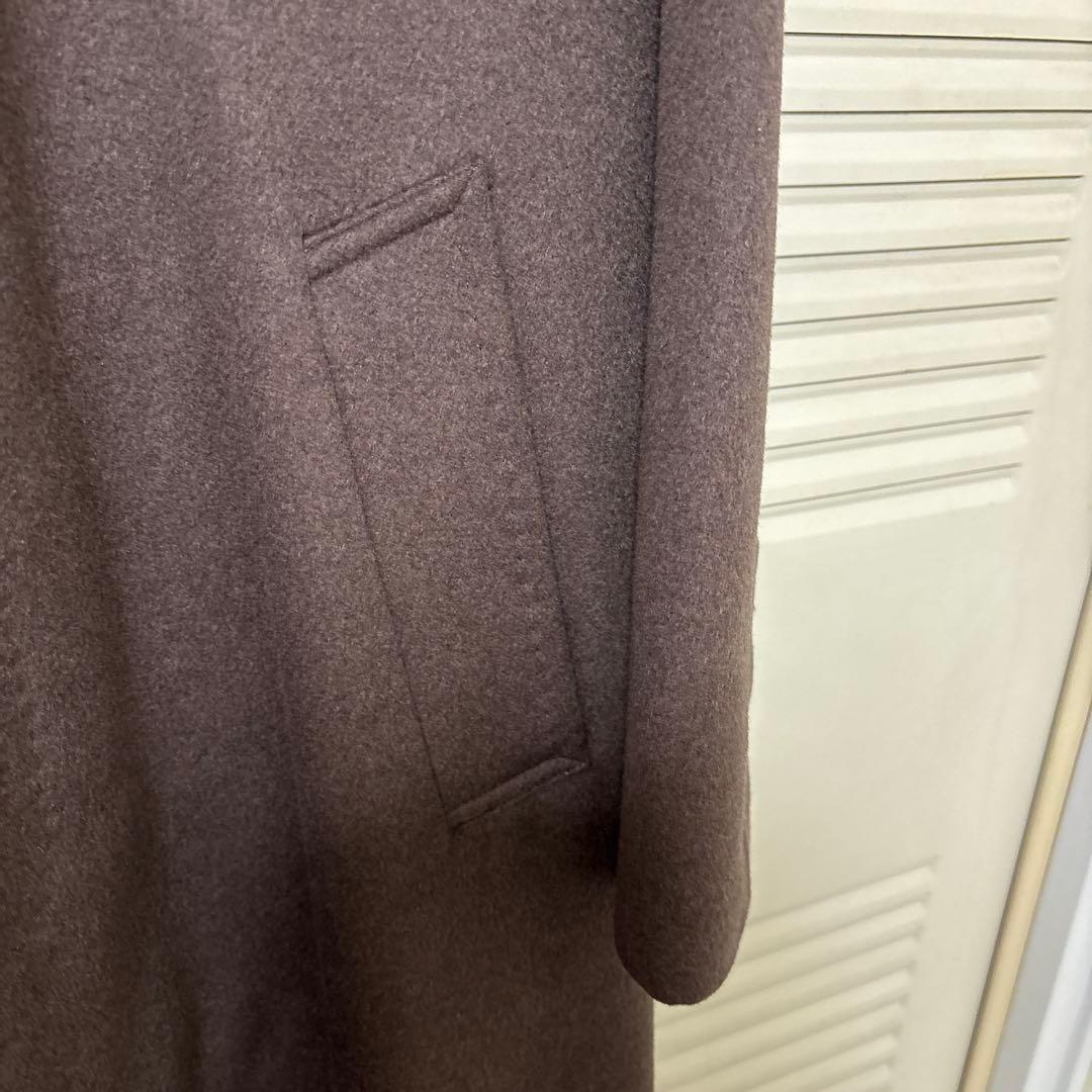専用 BURBERRY カシミア、アンゴラ入りコートMサイズ ブラウン - メルカリ