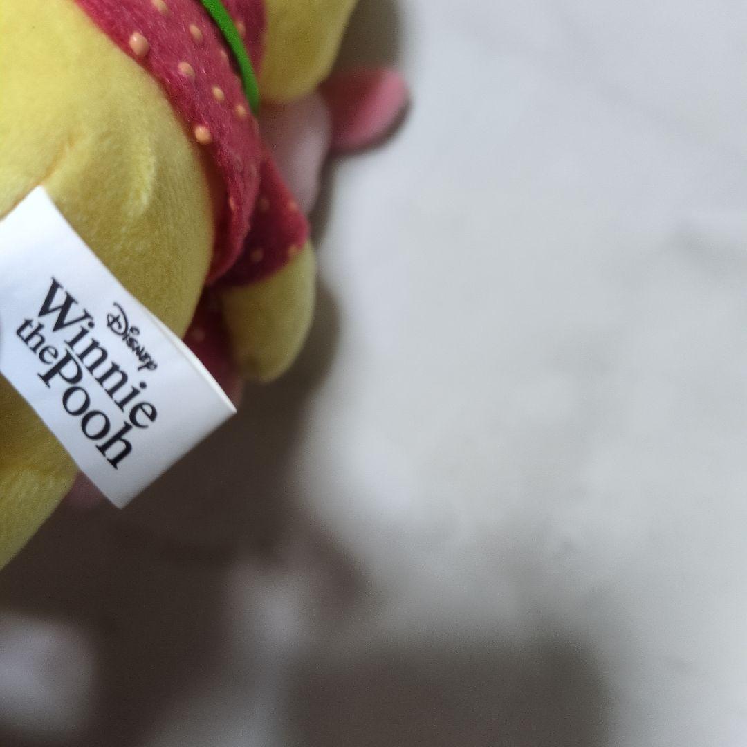 ディズニー　くまのプーさん　いちご　ぬいぐるみ　マスコット