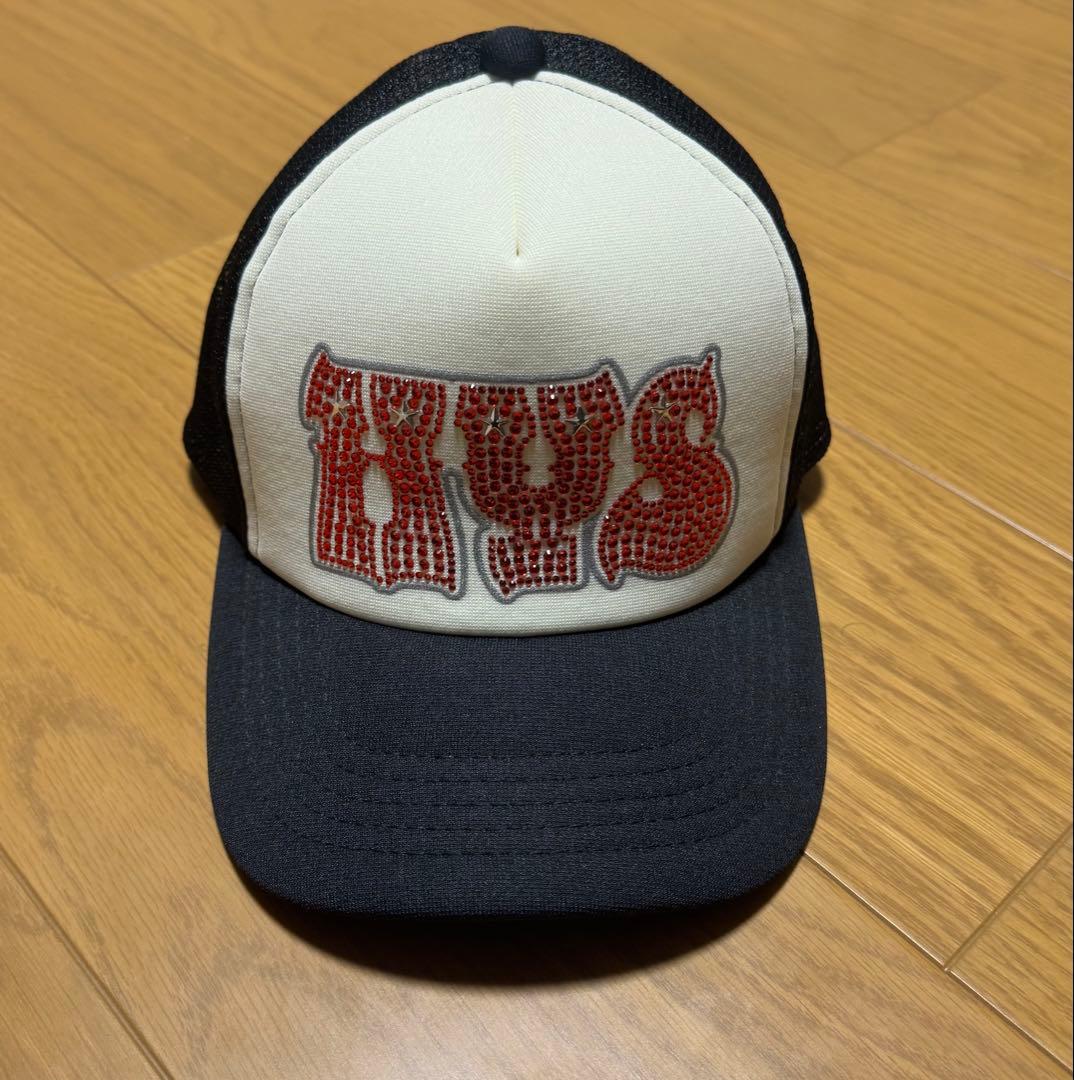 極美品 HYSラインストーンメッシュキャップ HYPNOTIZED LOGO