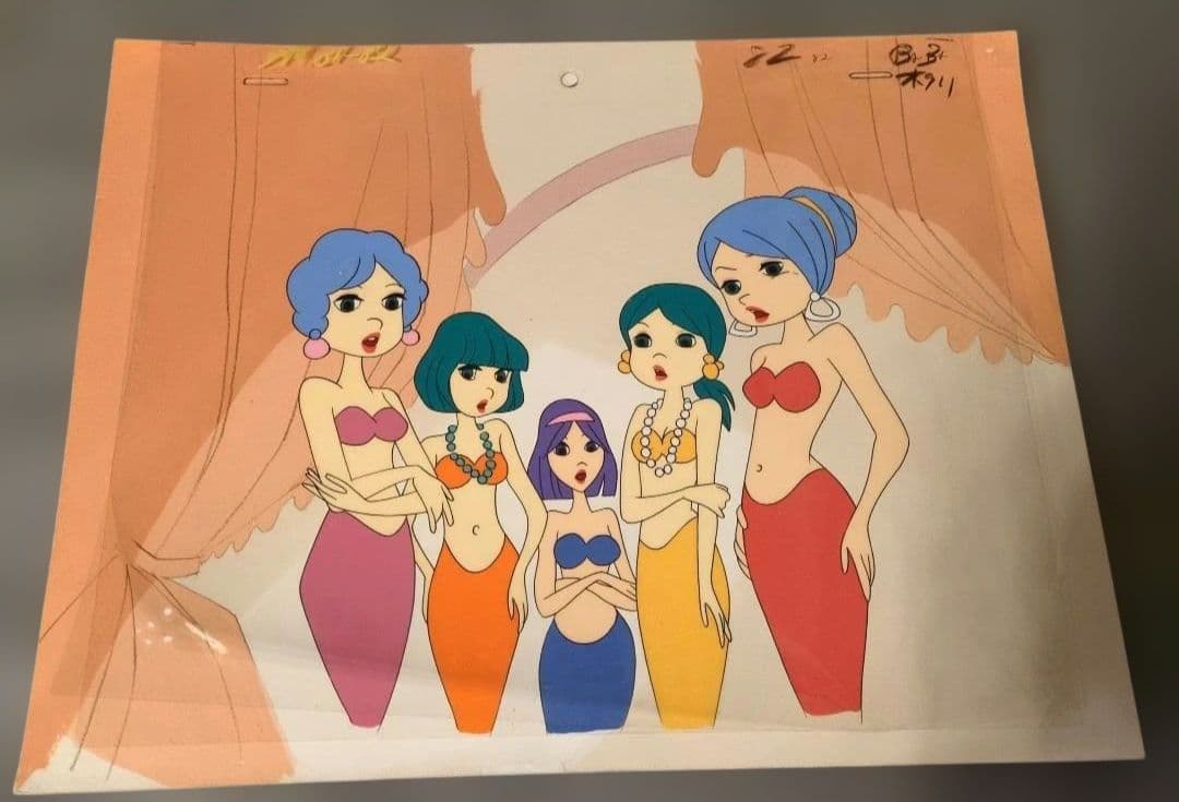 虫プロの遺産 なつかしの世界名作 アンデルセン物語 『人魚姫』セル画 昭和レトロ