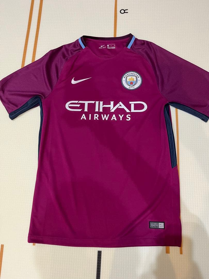 【レア】マンC　17-18ユニフォーム　ケビン•デ・ブライネ NIKE マンチェスターシティ 17/18 ユニフォーム ホーム 半袖 レプリカ
